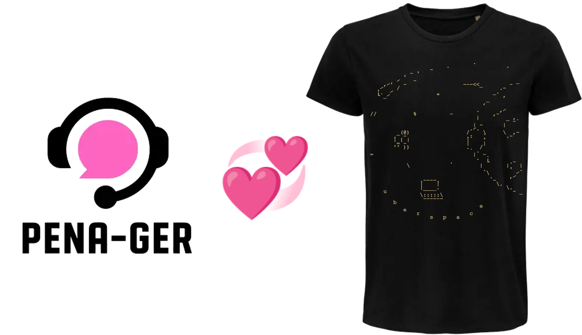 Das Pena.ger e.V. Logo und das neue T-Shirt